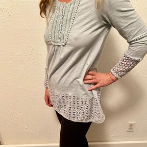 Light blue bohemian tunic from Sundance